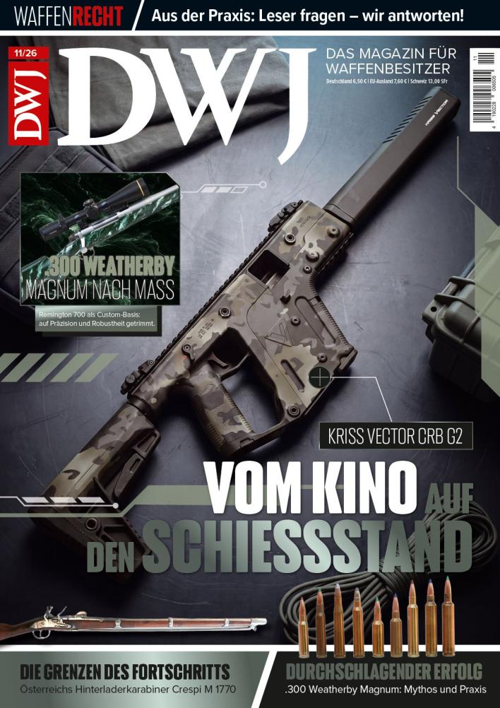 DWJ – Deutsches Waffen-Journal, Ausgabe November 2026 (11/2026)