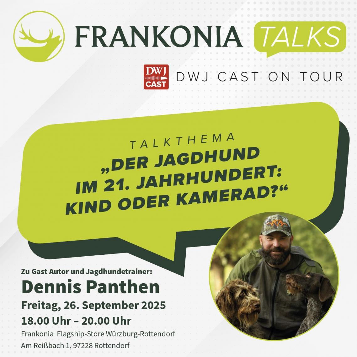 Frankonia Talk # 4 mit Dennis Panthen am 26.09.2025